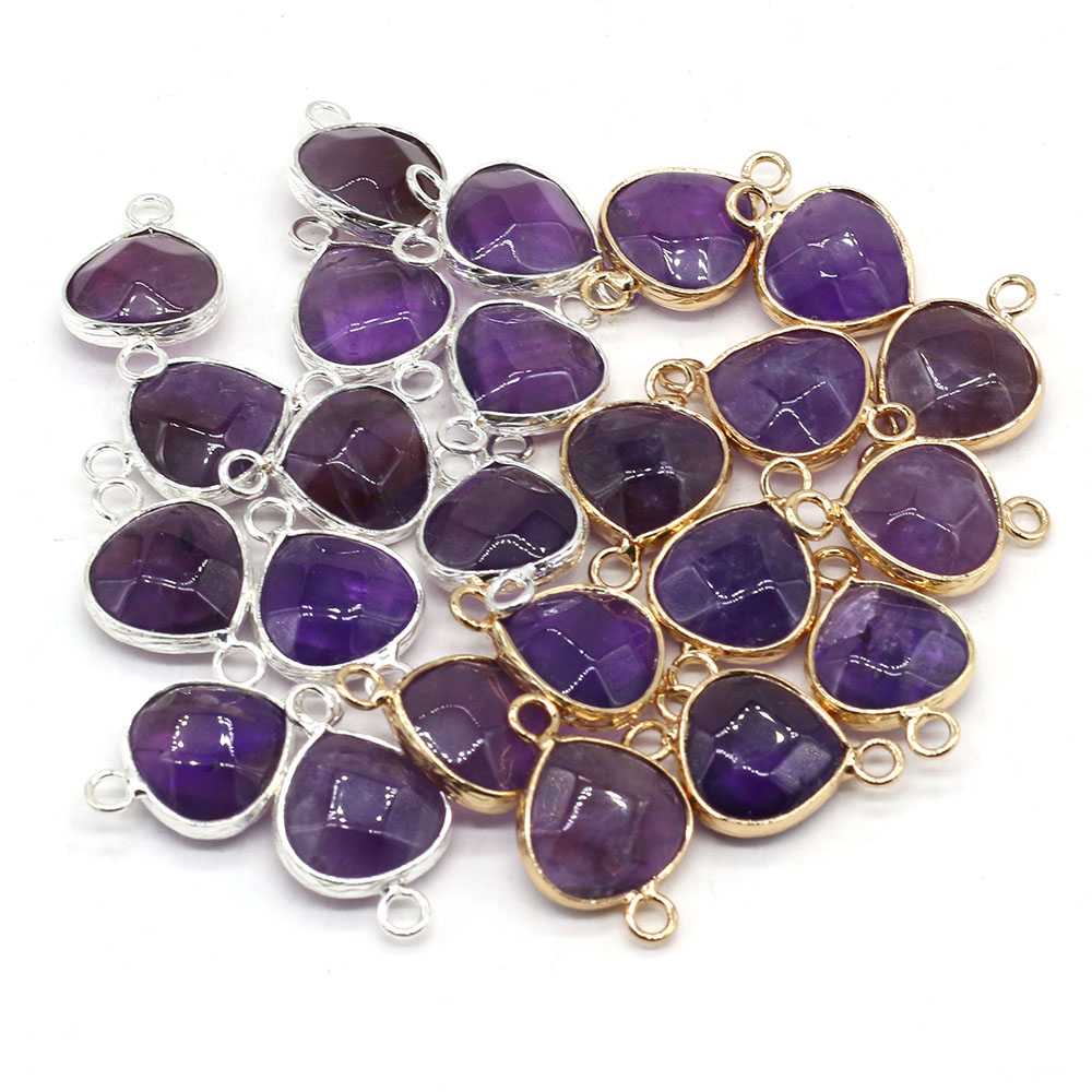 Women Accessories Bracelet - 2pcs Natural Stone Connectors Fat Water