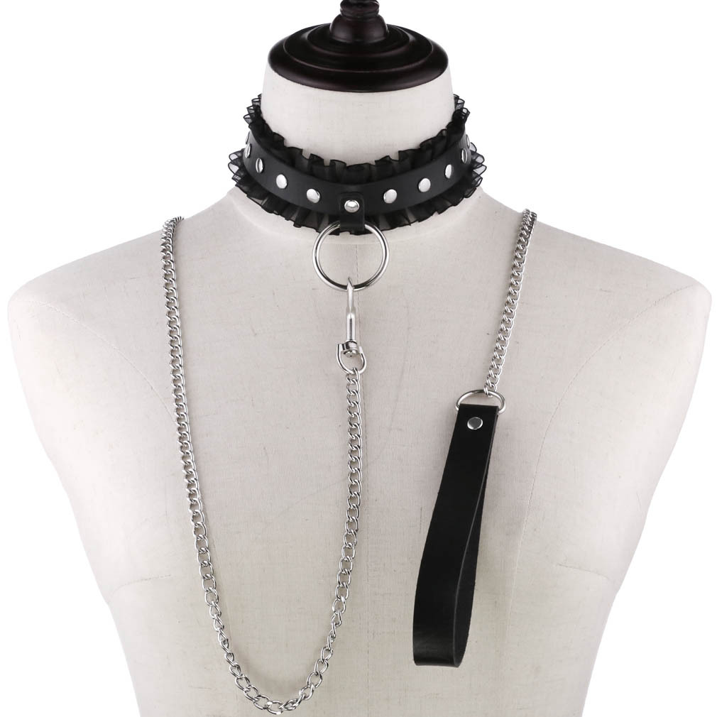 Sexy Lace Spiked Choker Punk C - Women'S Emo Accessories review and price