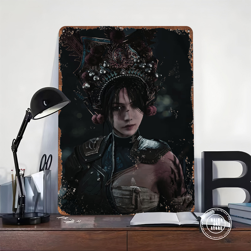 Warrior Woman With Ornate Head - Women Accessories Poster review and price