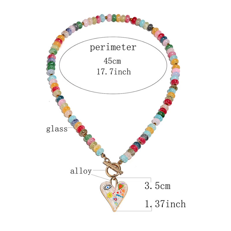 Cute Women Handmade Colored Gl - Women Accessories Drawing review and price