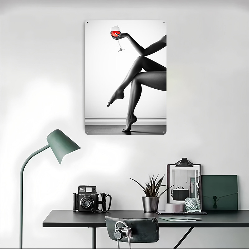 Elegant Woman With Wine Glass  - Women Accessories Poster review and price
