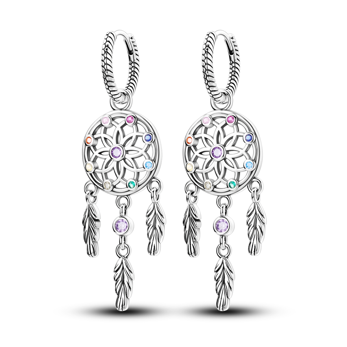 925 Sterling Silver Dreamcatch - Tassel Earrings Boho review and price