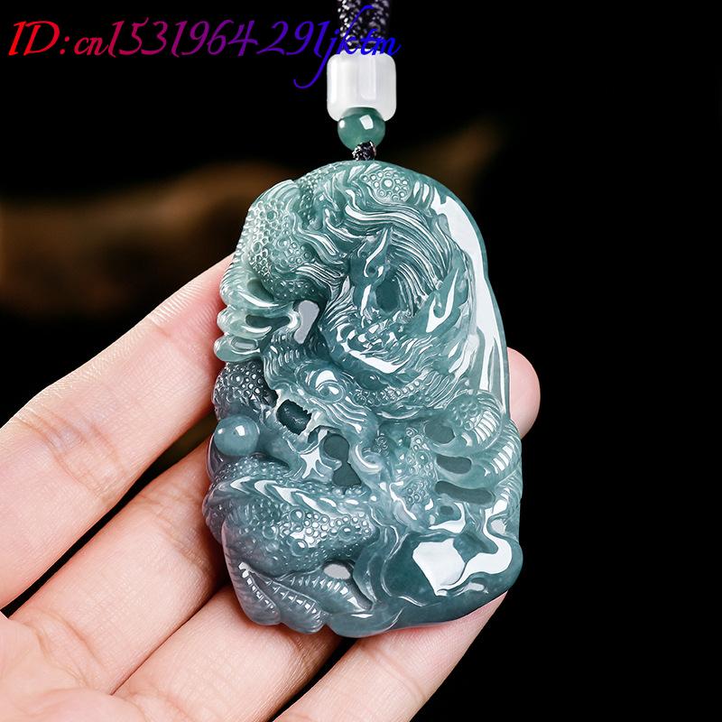 Natural Burmese Jadeite Dragon - Woman Accessory review and price