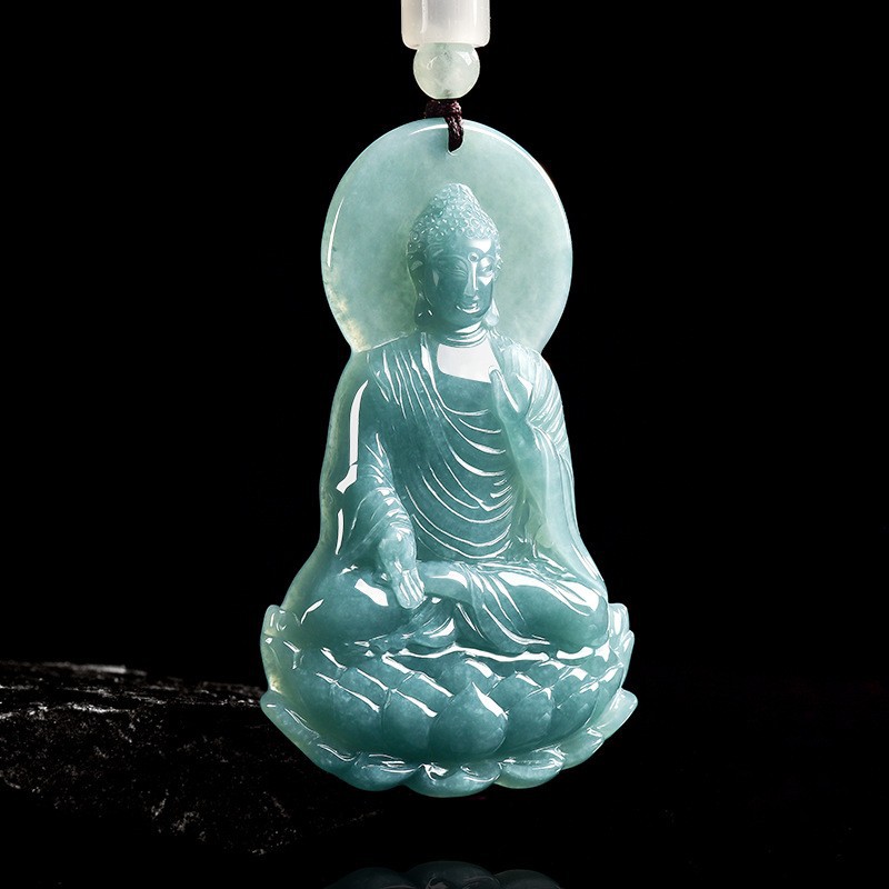 Natural Burmese Jadeite Buddha - Woman Accessory review and price