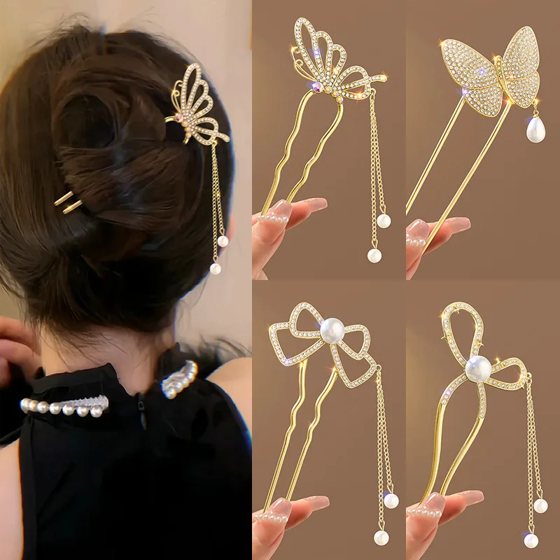 Antique style pearl rhinestone - Pearl Hair Pin review and price