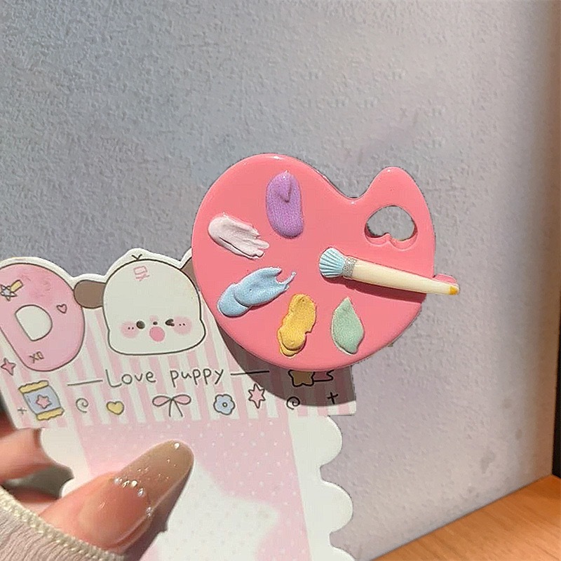 Palette Hair Clip Cute Simulat - Women Accessories Drawing review and price