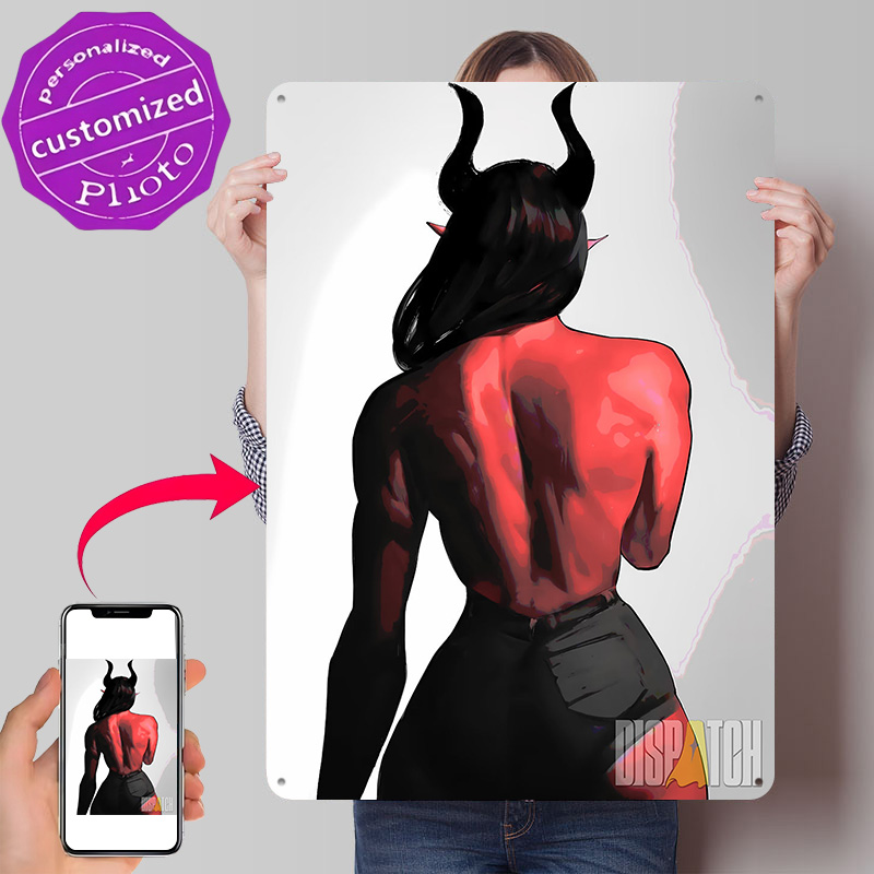 Red-skinned Demon Woman Back V - Women Accessories Poster review and price