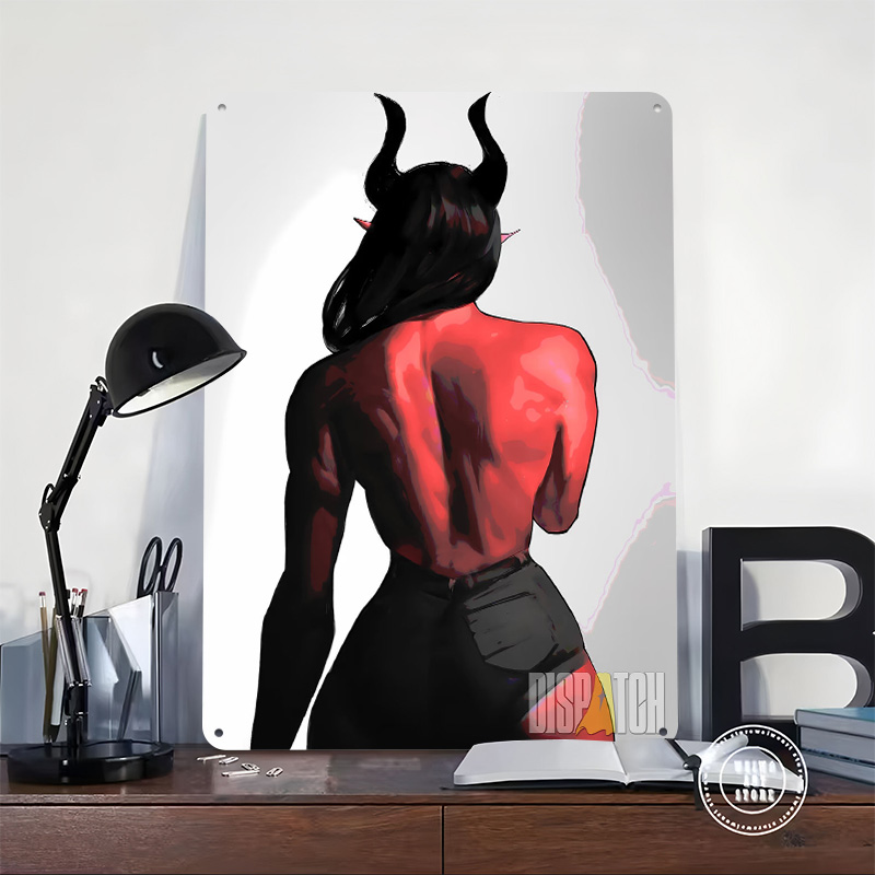 Red-skinned Demon Woman Back V - Women Accessories Poster review and price