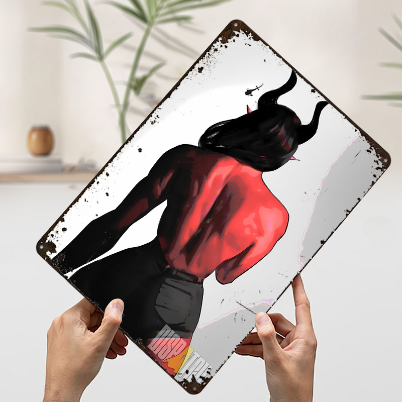 Red-skinned Demon Woman Back V - Women Accessories Poster review and price