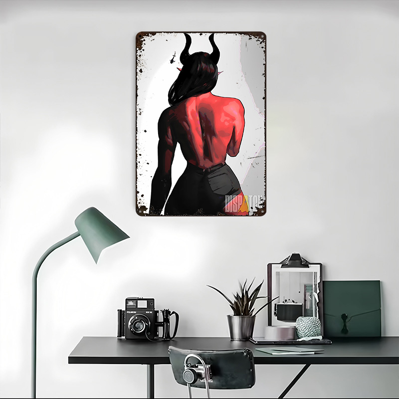 Red-skinned Demon Woman Back V - Women Accessories Poster review and price