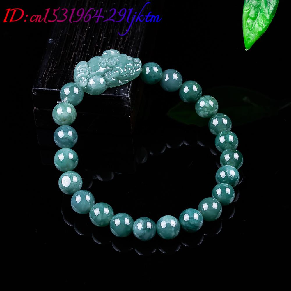 Natural Burmese Jadeite Pixiu  - Women Accessories Bracelet review and price