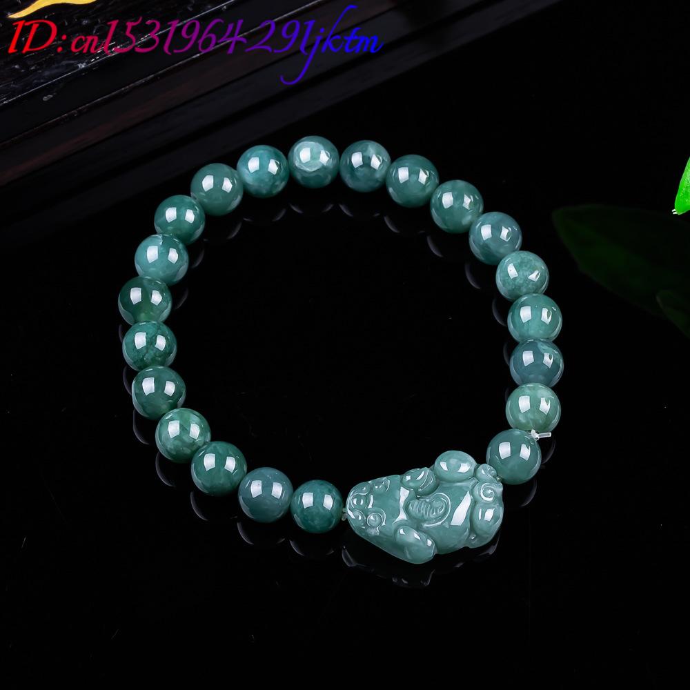Natural Burmese Jadeite Pixiu  - Women Accessories Bracelet review and price
