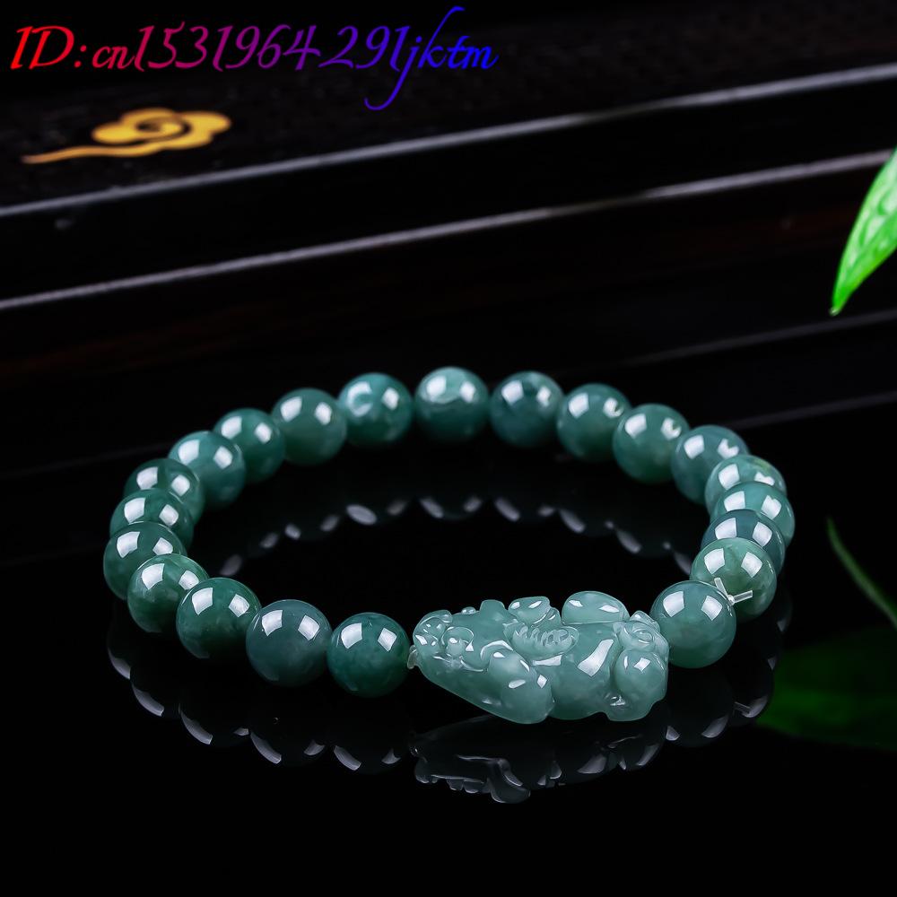 Natural Burmese Jadeite Pixiu  - Women Accessories Bracelet review and price