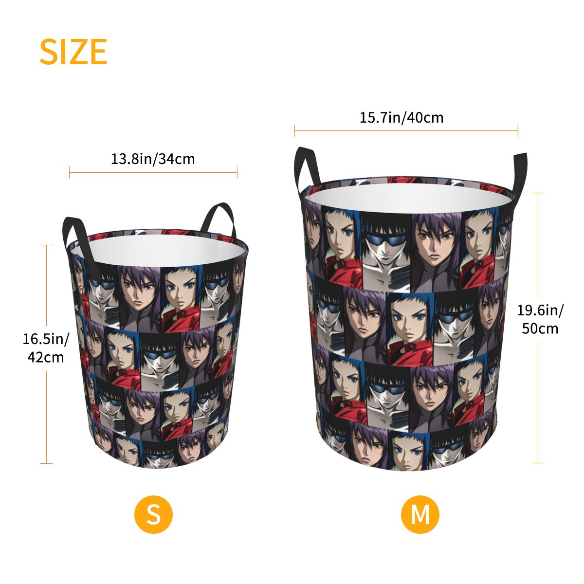 Ghost In The Shell Laundry Ham - Women Accessories Hamper review and price