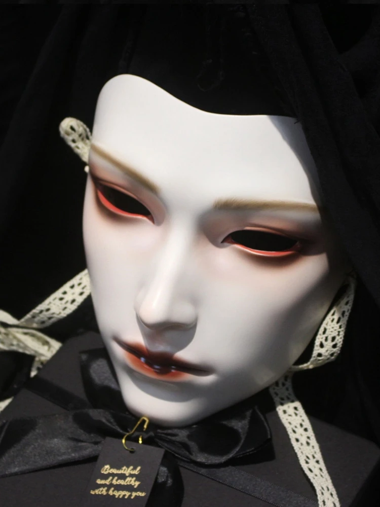 Mask Retro Hand Drawing Fashio - Women Accessories Drawing review and price