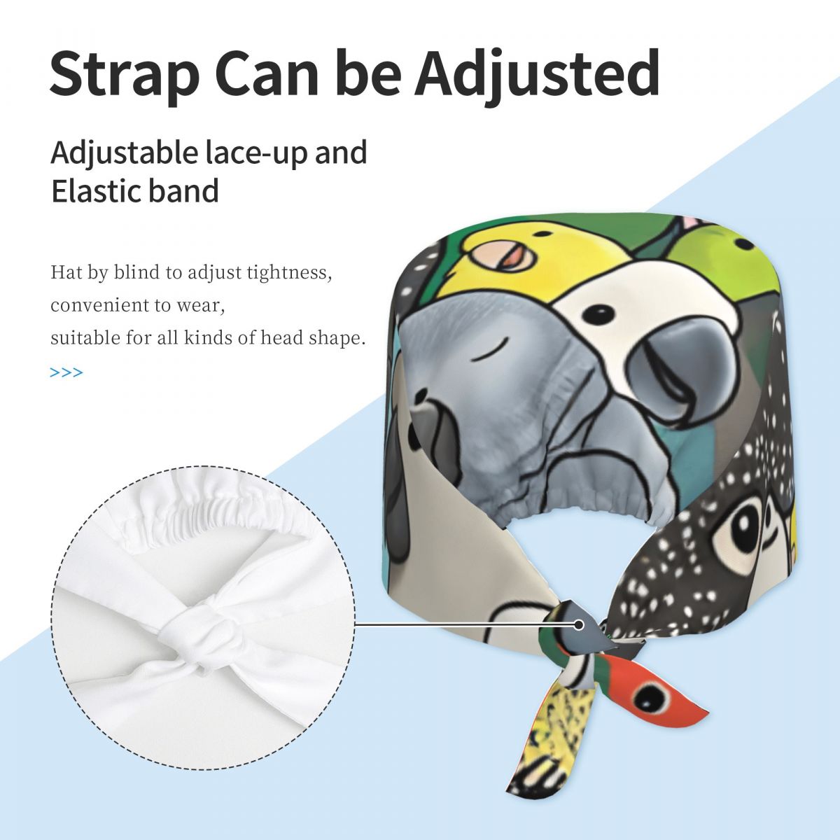 Scrub Caps Parrot Party Poster - Women Accessories Poster review and price