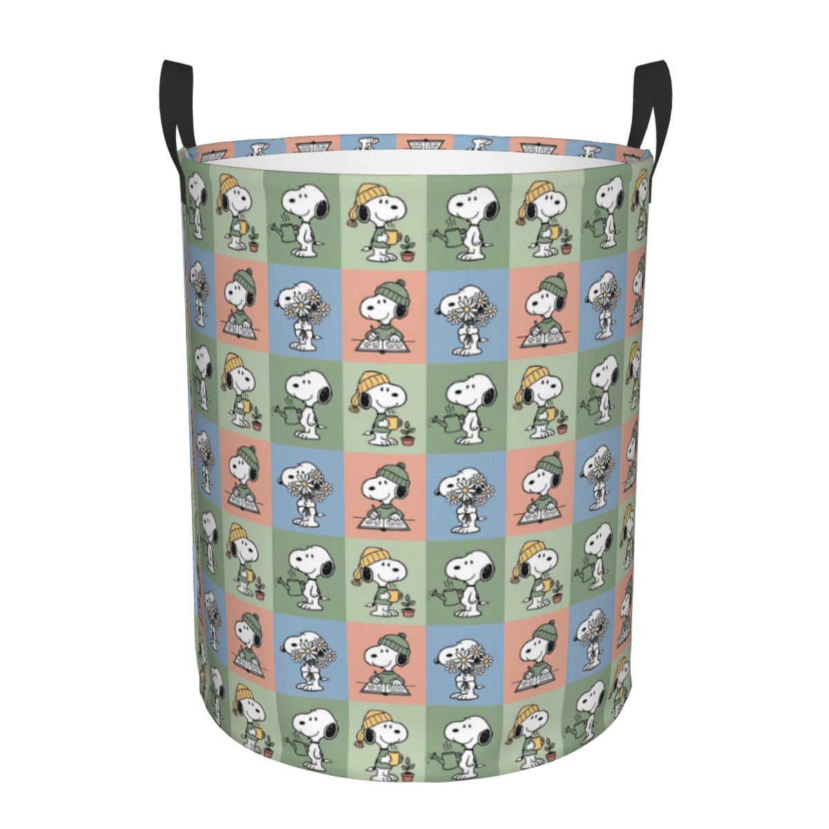 S-Snoopy Checkered Plaid Laund - Women Accessories Hamper review and price