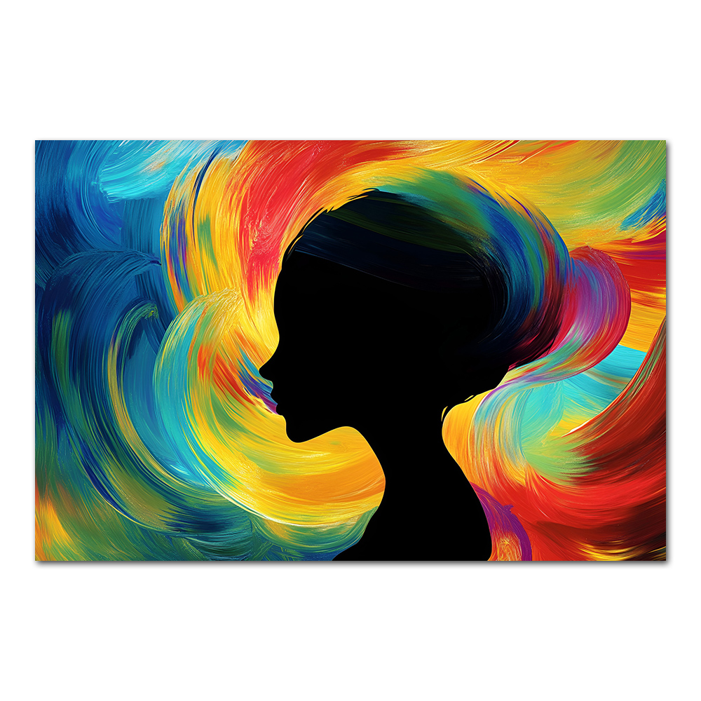 Colorful Artwork Abstract Woma - Women Accessories Poster review and price
