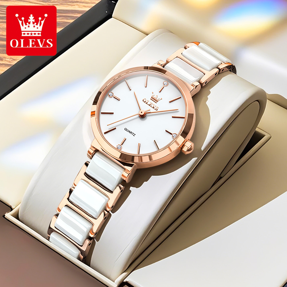 OLEVS Women Watch 5877 Luxury  - Women Accessories Bracelet review and price