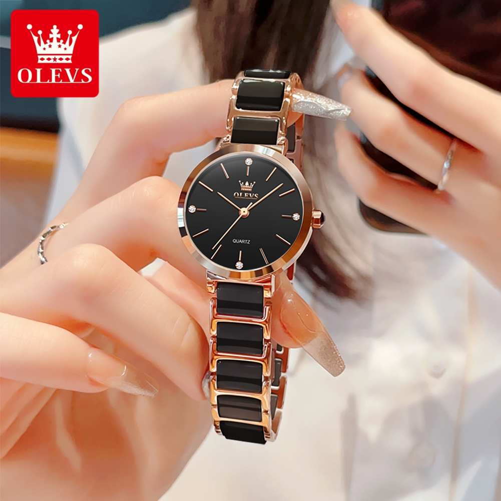 OLEVS Women Watch 5877 Luxury  - Women Accessories Bracelet review and price
