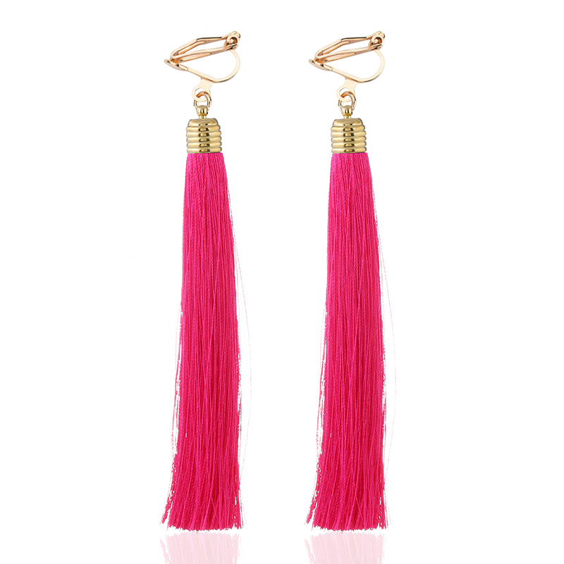 12cm&5.1'' Long Tassel Fiber C - Tassel Earrings Boho review and price