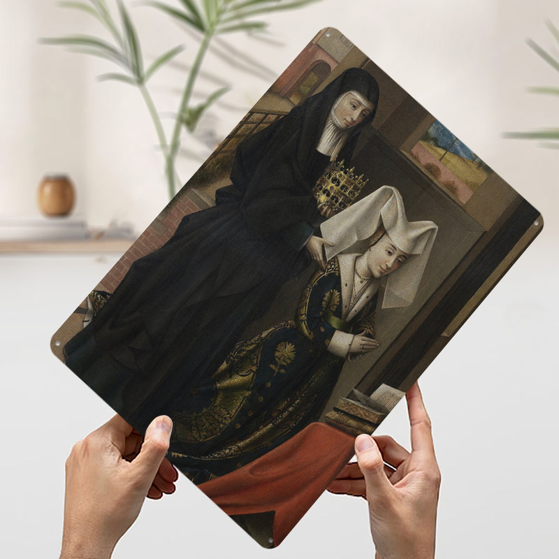 Religious Painting of Two Wome - Women Accessories Poster review and price