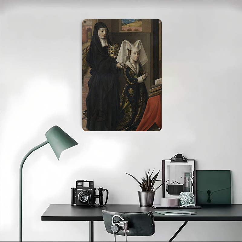 Religious Painting of Two Wome - Women Accessories Poster review and price