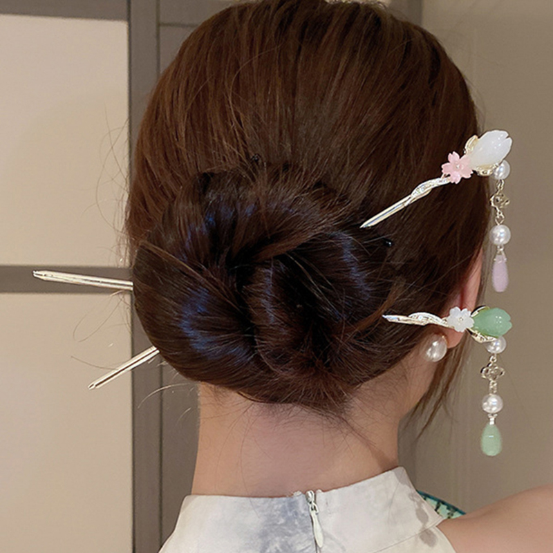 Vintage Flower Pearl Tassel Ha - Pearl Hair Pin review and price