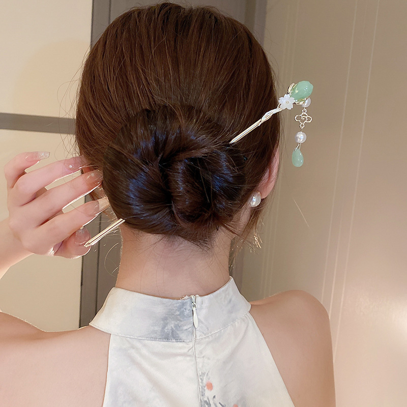 Vintage Flower Pearl Tassel Ha - Pearl Hair Pin review and price