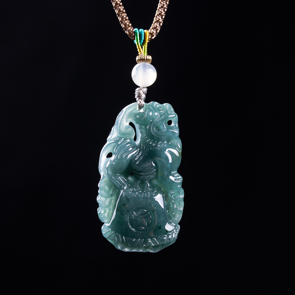 Burmese Jadeite Pixiu Pendant  - Woman Accessory review and price