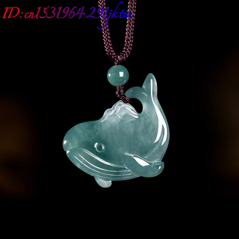 Natural Burmese Jadeite Whale  - Woman Accessory review and price
