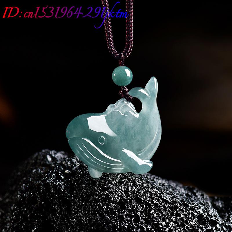 Natural Burmese Jadeite Whale  - Woman Accessory review and price