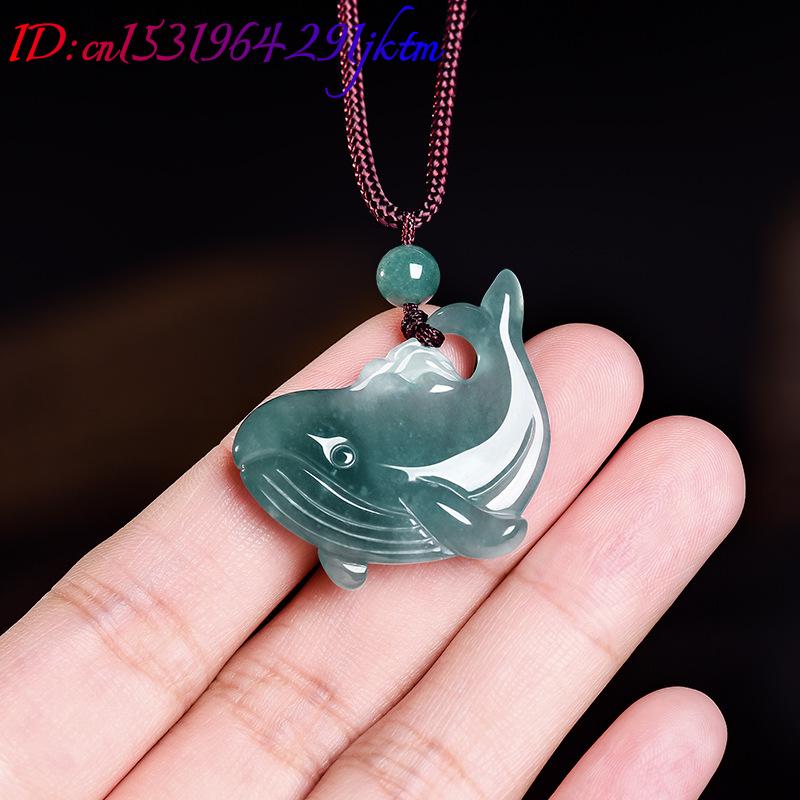Natural Burmese Jadeite Whale  - Woman Accessory review and price