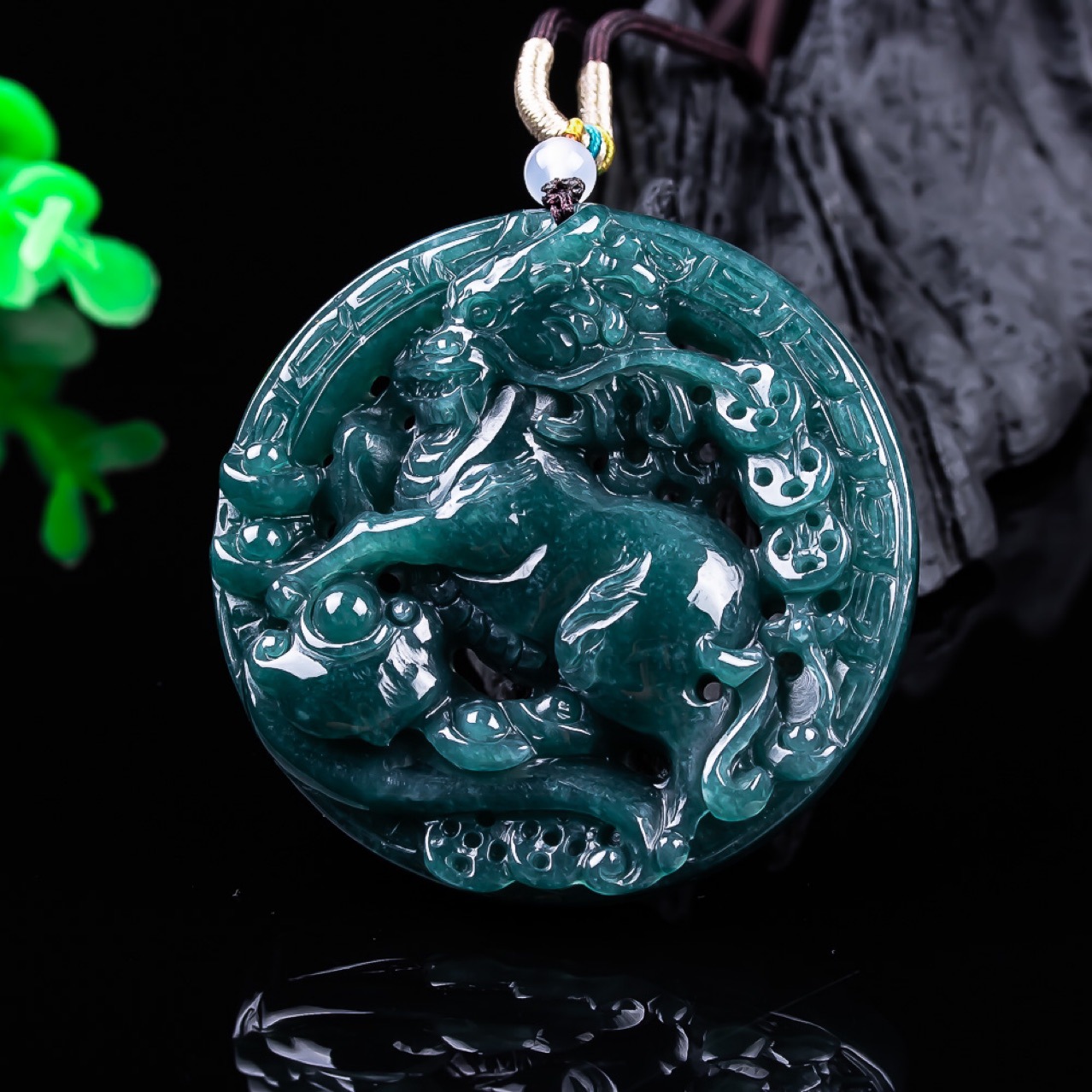 Burmese Jadeite Dragon Pendant - Woman Accessory review and price