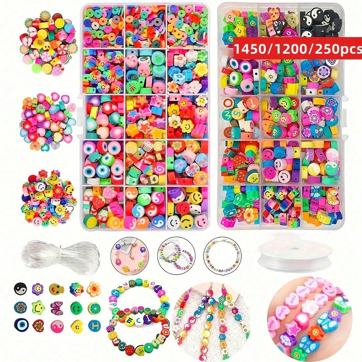 1450/1200/250pcs Polymer Clay  - Women Accessories Bracelet review and price