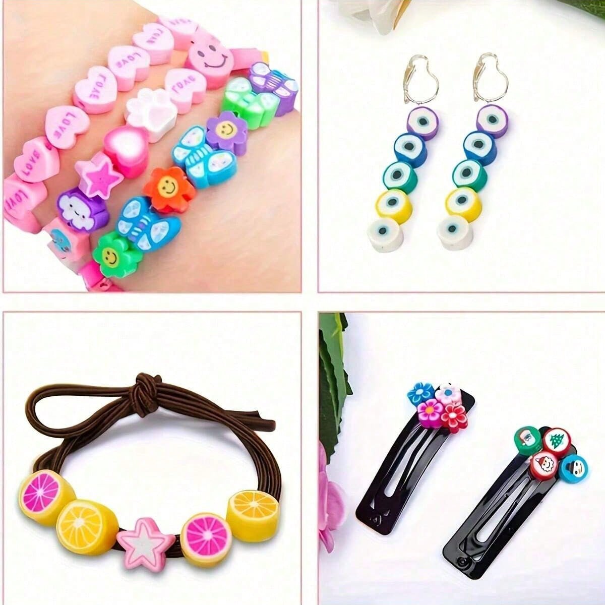 1450/1200/250pcs Polymer Clay  - Women Accessories Bracelet review and price