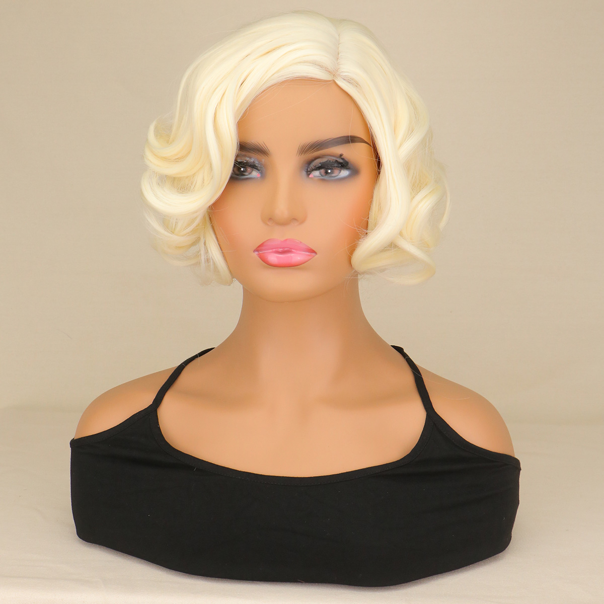 Women Synthetic Short Curly Ha - Women'S Accessories In The 1950S review and price