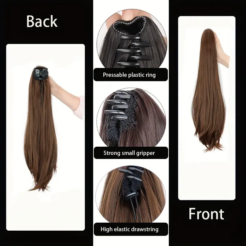 Elegant Synthetic Ponytail Wom - Hair Claw Clip Set review and price