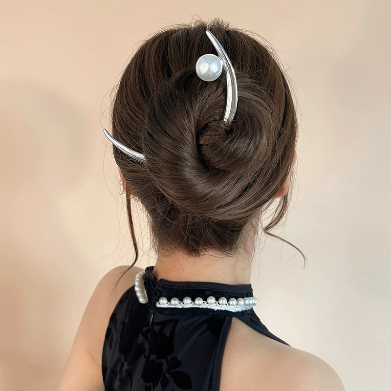 Pearl Hair Stick Crescent Moon - Pearl Hair Pin review and price