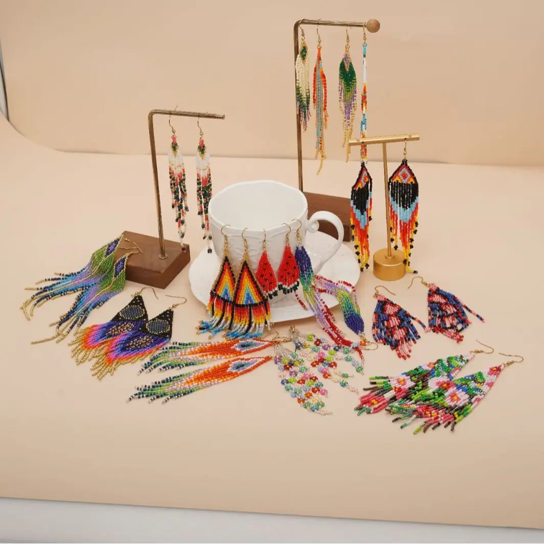 Beaded earrings Tassel Origina - Tassel Earrings Boho review and price