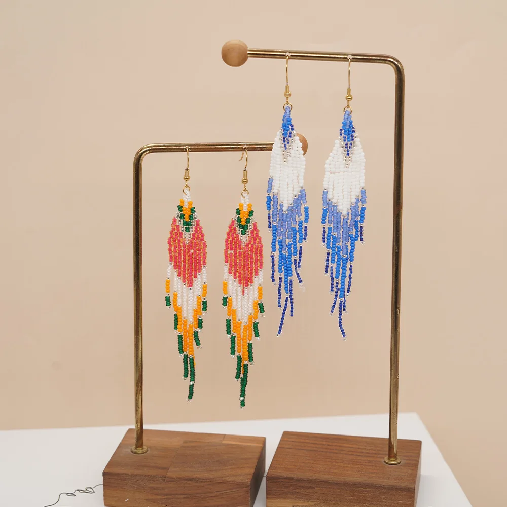 Beaded earrings Tassel Origina - Tassel Earrings Boho review and price