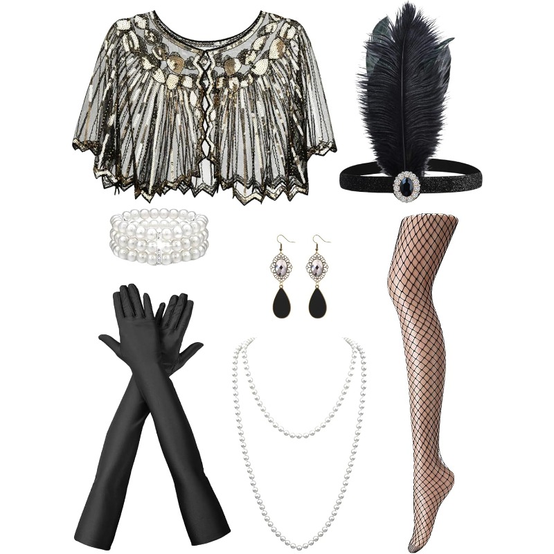 1920s Accessories Set for Wome - Women'S Vintage Accessories review and price