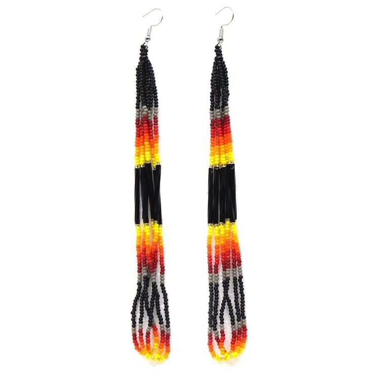 Rice bead earrings Gradient co - Tassel Earrings Boho review and price