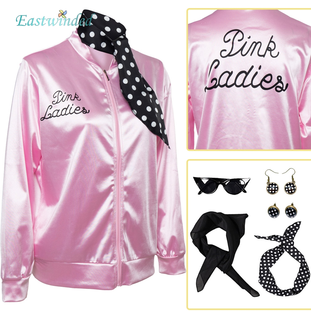 Pink Ladies Grease Cosplay Shi - Women'S Accessories In The 1950S review and price