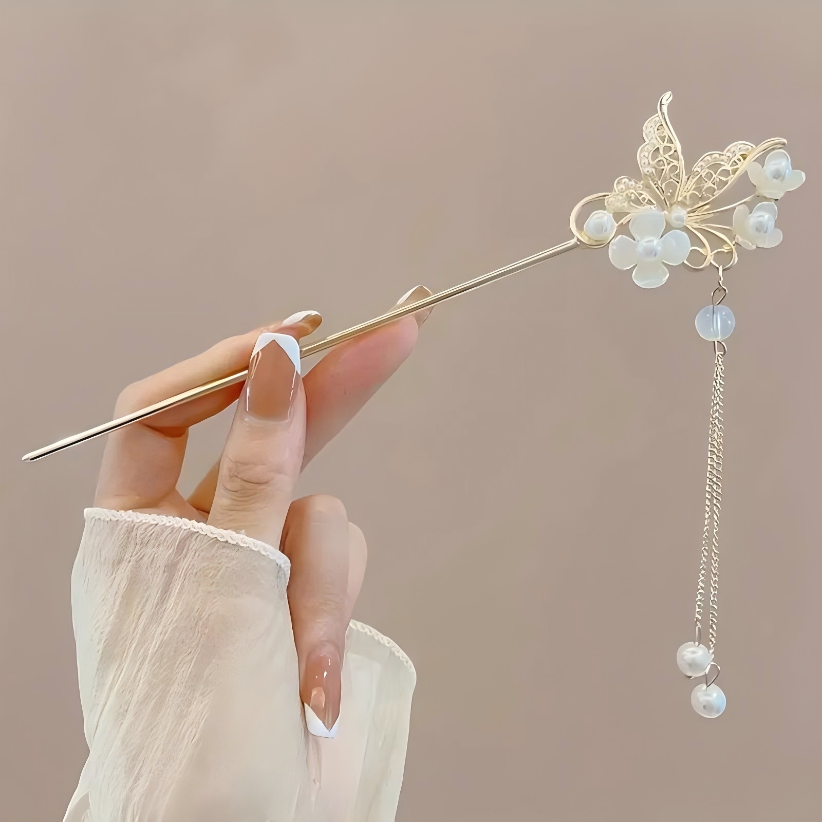 1/6pcs Elegant Chinese Style T - Pearl Hair Pin review and price