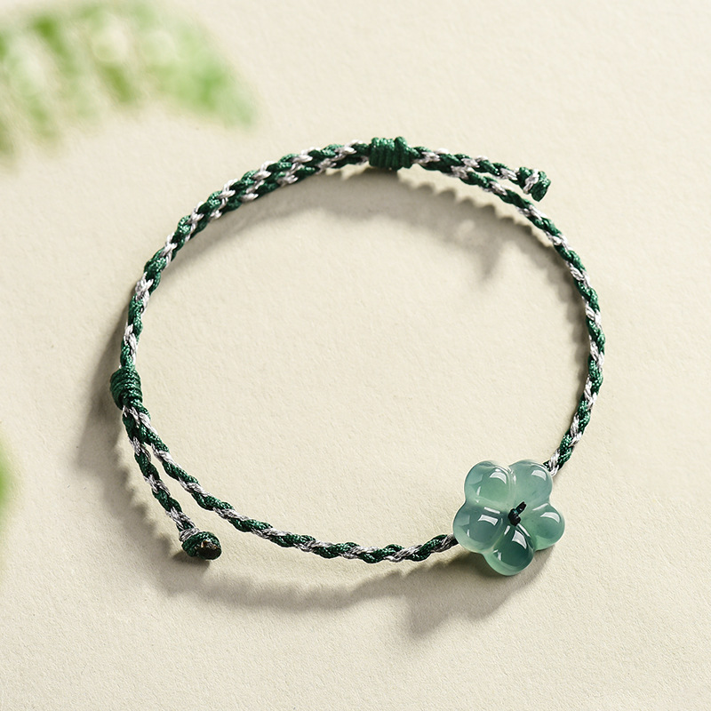 Burmese Jadeite Flower Bracele - Woman Accessory review and price