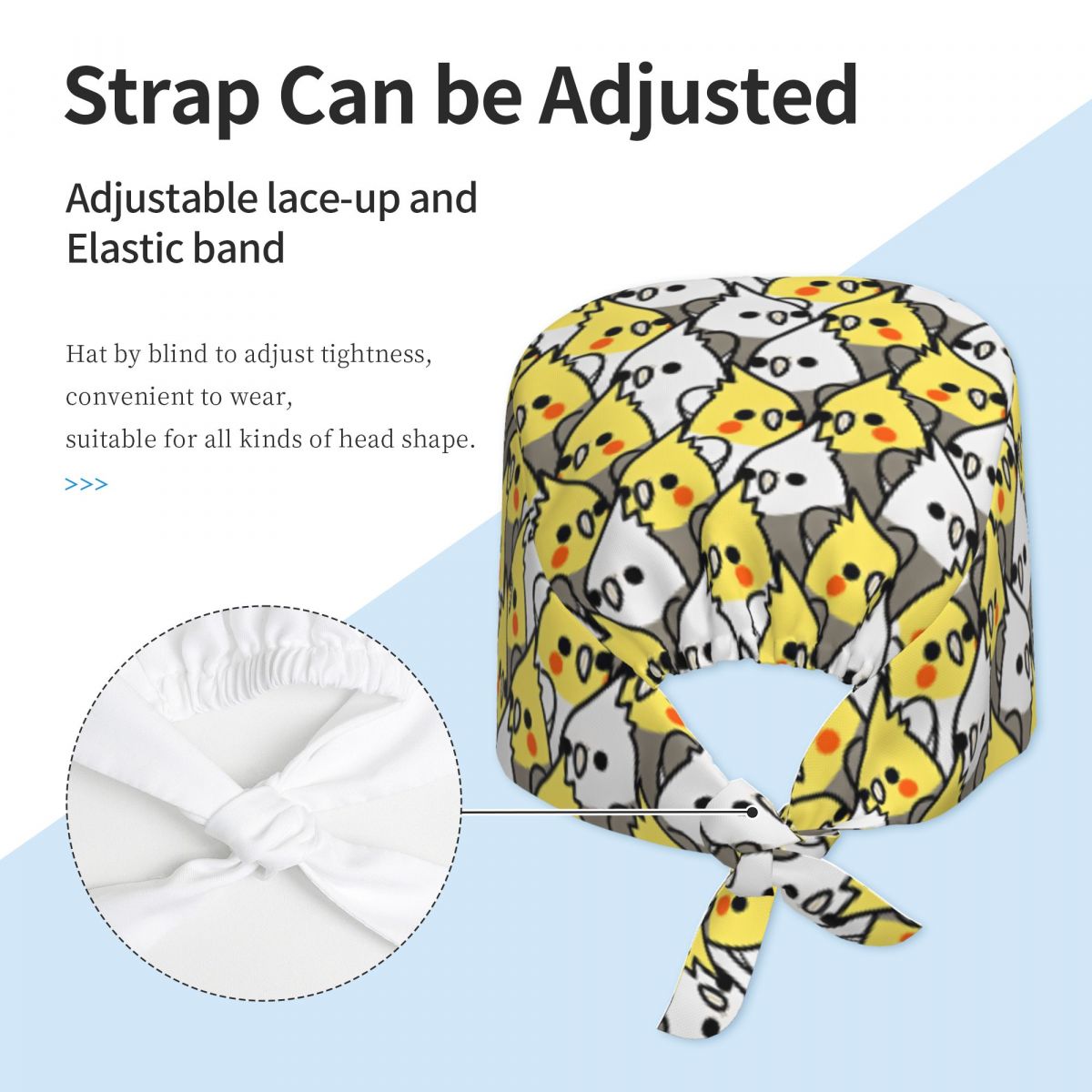 Scrub Caps Too Many Birds Cock - Women Accessories Poster review and price