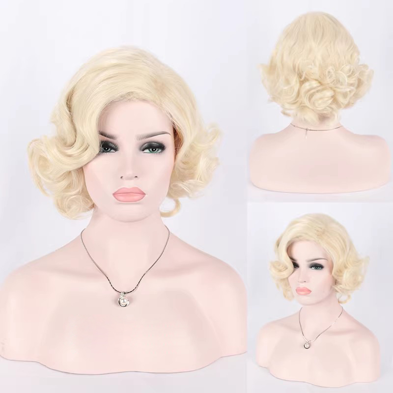 Synthetic Short Curly Hair Blo - Women'S Accessories In The 1950S review and price