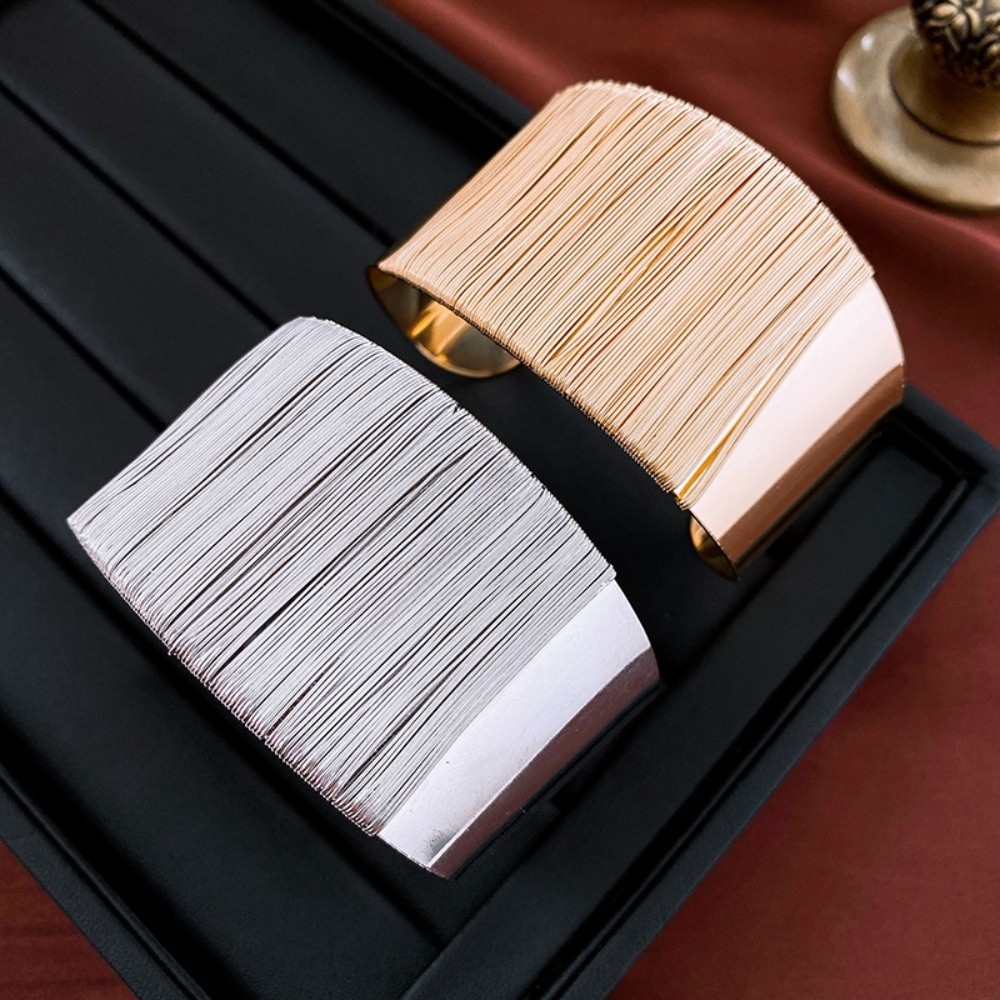 Hollow-out Alloy Wide Opening  - Women Accessories Drawing review and price