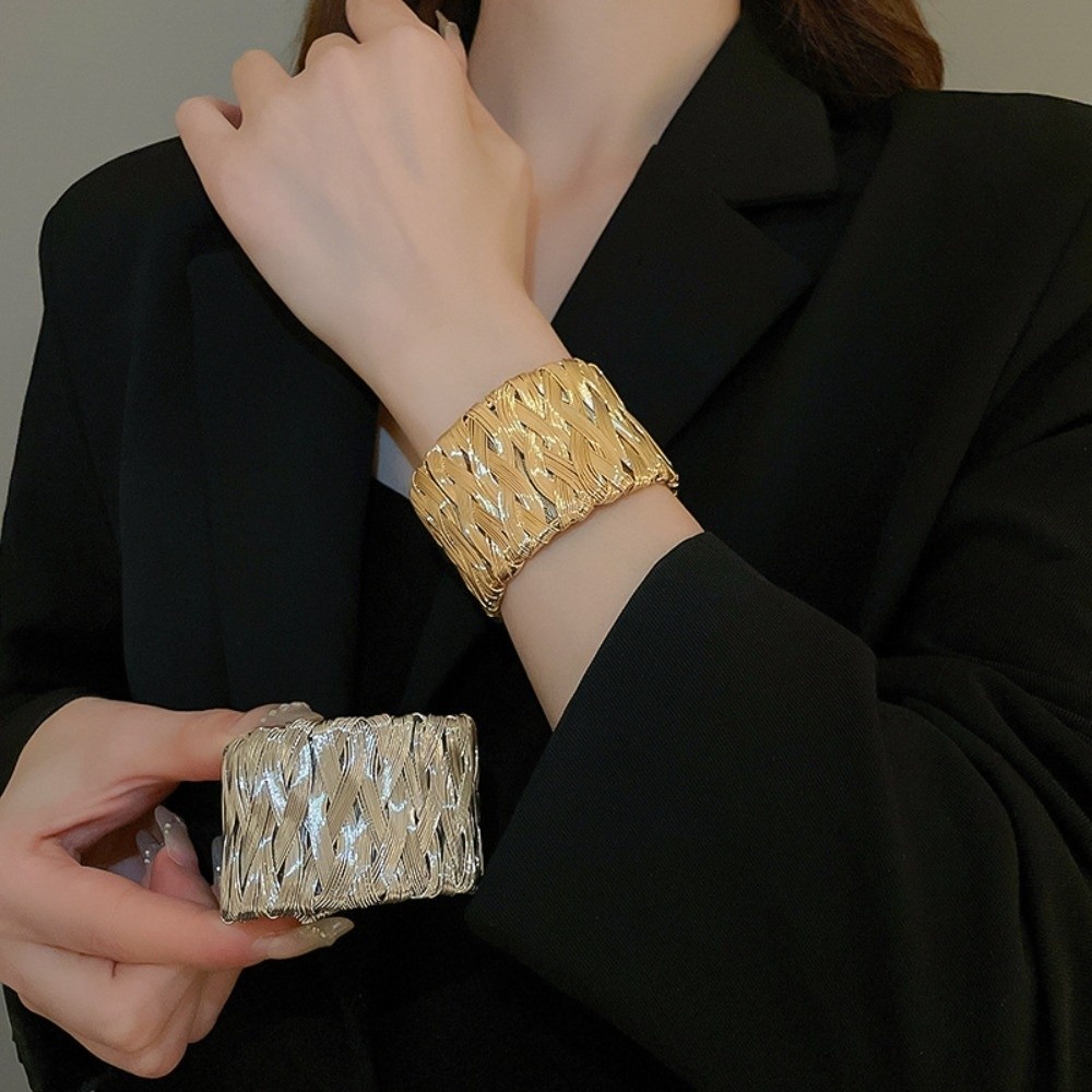 Hollow-out Alloy Wide Opening  - Women Accessories Drawing review and price